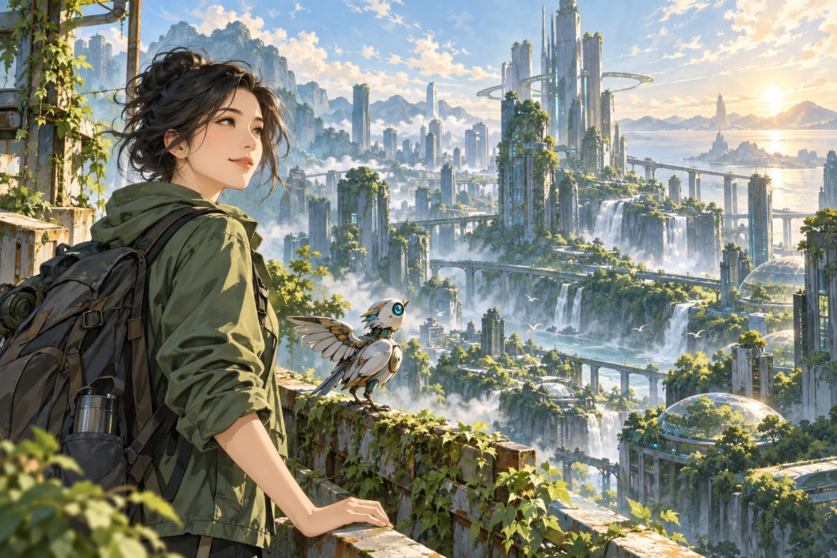 末世冒险题材场景